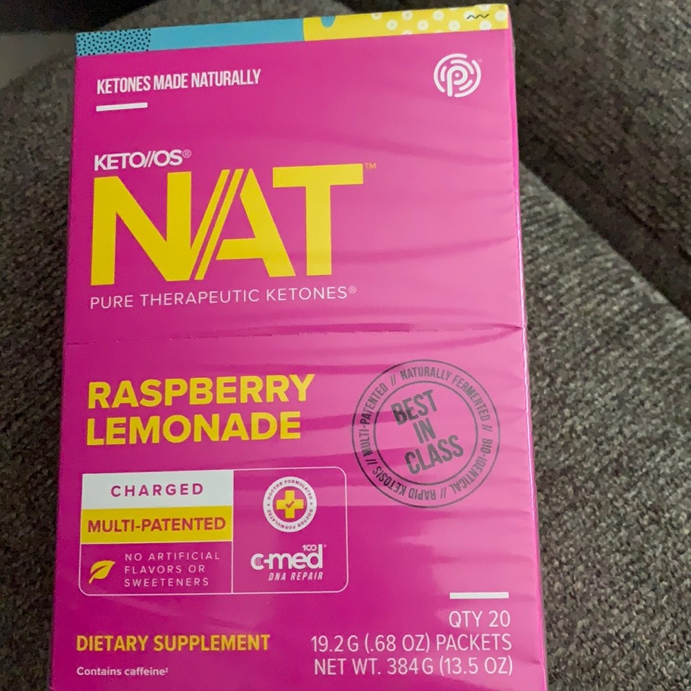 BNIB Pruvit NAT Raspberry Lemonade